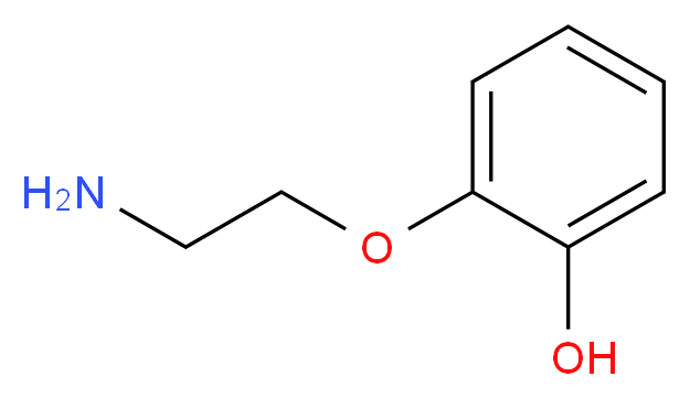 2-(2-Hydroxyphenoxy)ethylamine_分子结构_CAS_40340-32-7)