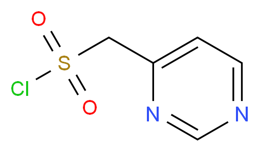 pyrimidin-4-ylmethanesulfonyl chloride_分子结构_CAS_1196155-51-7)