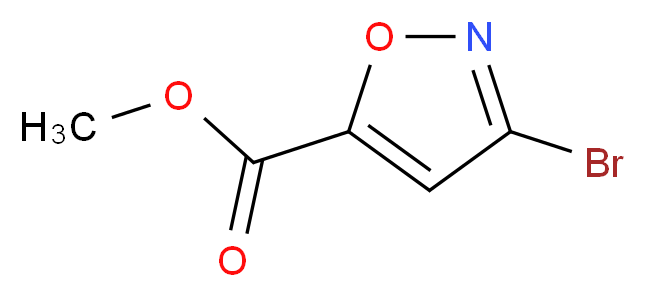 Methyl 3-bromoisoxazole-5-carboxylate_分子结构_CAS_272773-11-2)