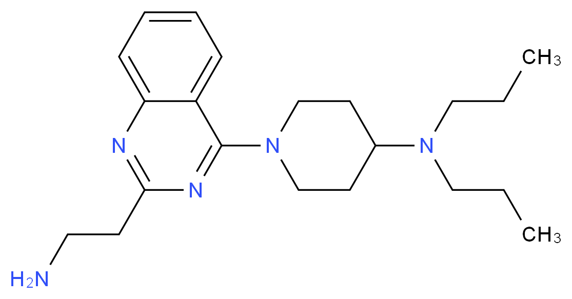 1-[2-(2-aminoethyl)quinazolin-4-yl]-N,N-dipropylpiperidin-4-amine_分子结构_CAS_)