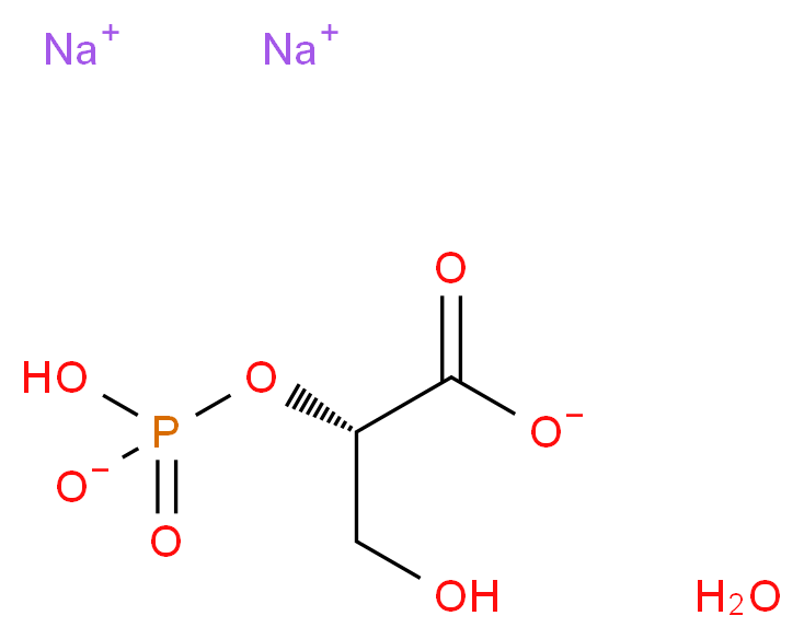 L-2-Phosphoglyceric acid 二钠盐_分子结构_CAS_23295-92-3(freeacid))