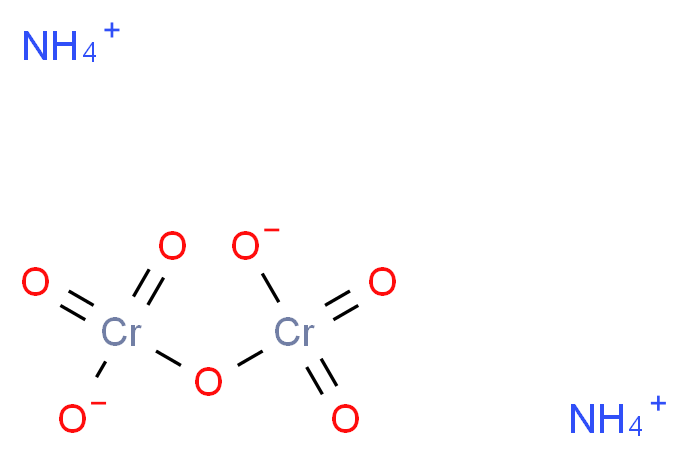 diammonium [(oxidodioxochromio)oxy]chromiumoylolate_分子结构_CAS_7789-09-5