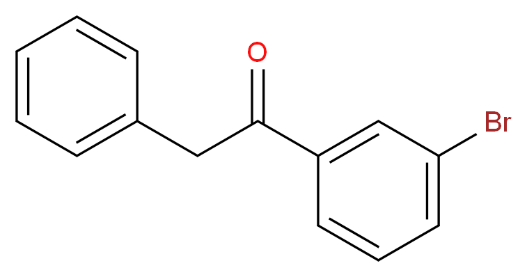 1-(3-bromophenyl)-2-phenylethan-1-one_分子结构_CAS_40396-53-0