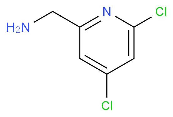 (4,6-dichloropyridin-2-yl)methanamine_分子结构_CAS_1060815-16-8)