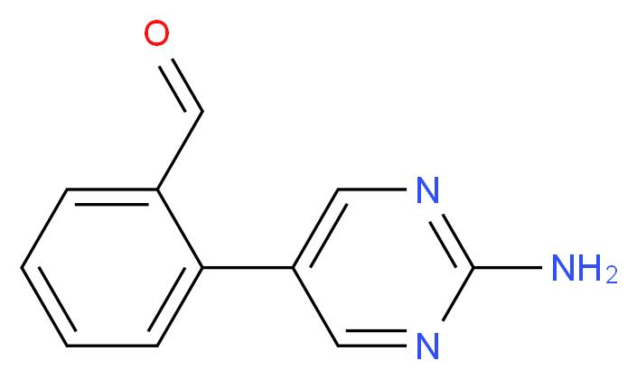 2-(2-Aminopyrimidin-5-yl)benzaldehyde_分子结构_CAS_914349-52-3)