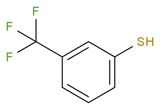 3-(Trifluoromethyl)thiophenol 98%_分子结构_CAS_937-00-8)