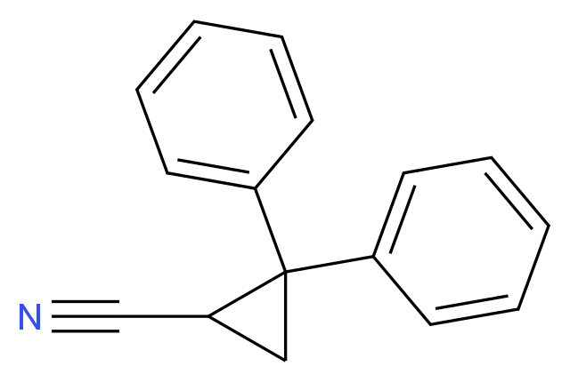 2,2-Diphenylcyclopropanecarbonitrile_分子结构_CAS_30932-41-3)