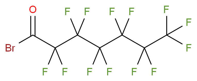 Perfluoroheptanoyl bromide_分子结构_CAS_159623-34-4)