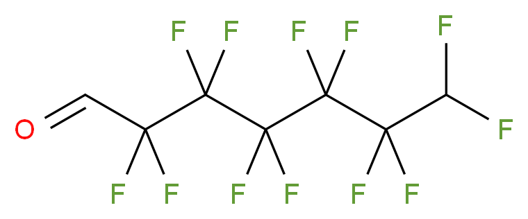 2,2,3,3,4,4,5,5,6,6,7,7-dodecafluoroheptanal_分子结构_CAS_647-44-9