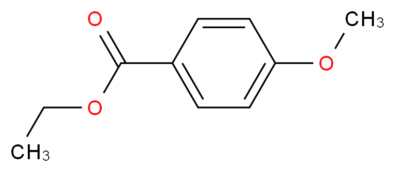 ethyl 4-methoxybenzoate_分子结构_CAS_94-30-4