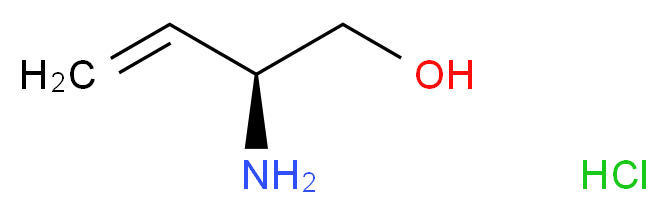 (S)-2-Aminobut-3-en-1-ol hydrochloride_分子结构_CAS_219803-57-3)