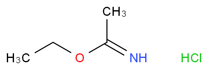 ethyl ethanecarboximidate hydrochloride_分子结构_CAS_2208-07-3