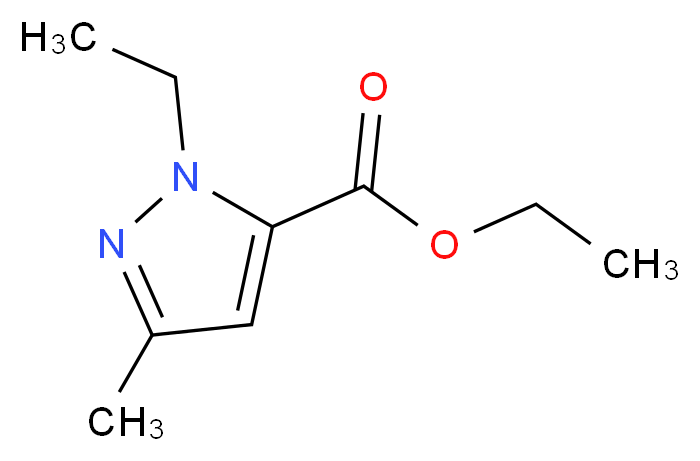 ethyl 1-ethyl-3-methyl-1H-pyrazole-5-carboxylate_分子结构_CAS_50920-64-4)