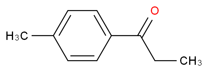 1-(4-methylphenyl)propan-1-one_分子结构_CAS_5337-93-9