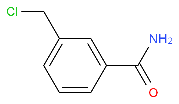 3-Chloromethyl-benzamide_分子结构_CAS_135654-16-9)