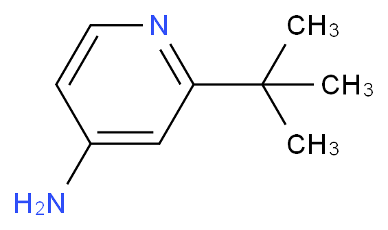 2-(1,1-DIMETHYLETHYL)-4-PYRIDINAMINE_分子结构_CAS_39919-69-2)