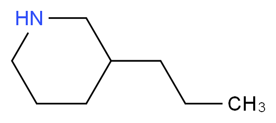 3-Propylpiperidine_分子结构_CAS_)