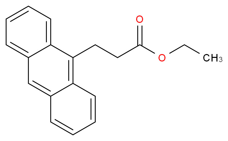 ethyl 3-(anthracen-9-yl)propanoate_分子结构_CAS_41034-83-7