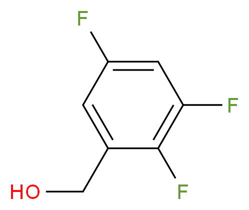 2,3,5-三氟苯甲醇_分子结构_CAS_67640-33-9)
