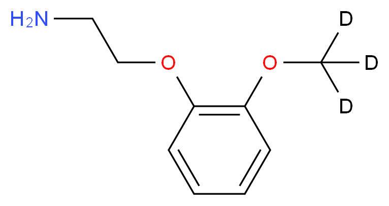 2-(2-Aminoethoxy)anisole-d3_分子结构_CAS_1189881-28-4)