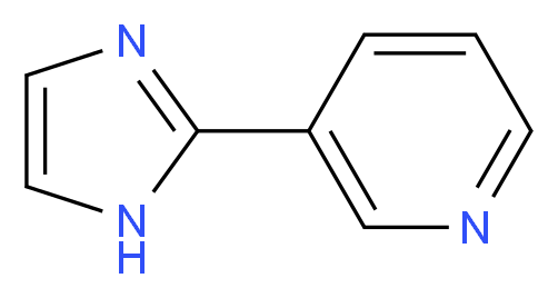 3-(1H-imidazol-2-yl)pyridine_分子结构_CAS_13570-00-8)