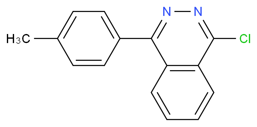 1-Chloro-4-(4-methylphenyl)phthalazine_分子结构_CAS_76972-35-5)