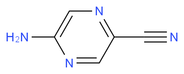 5-Aminopyrazine-2-carbonitrile_分子结构_CAS_113305-94-5)