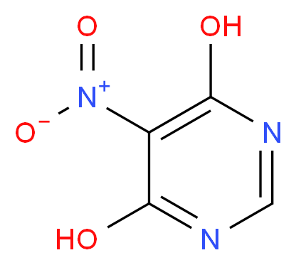 5-nitropyrimidine-4,6-diol_分子结构_CAS_2164-83-2