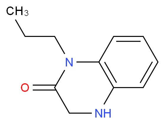 1-propyl-1,2,3,4-tetrahydroquinoxalin-2-one_分子结构_CAS_)