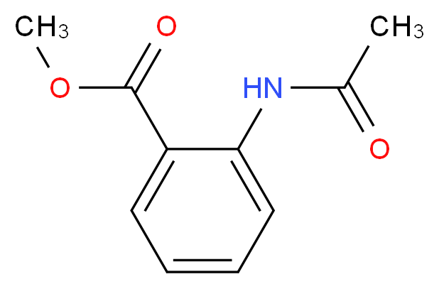 methyl 2-acetamidobenzoate_分子结构_CAS_2719-08-6