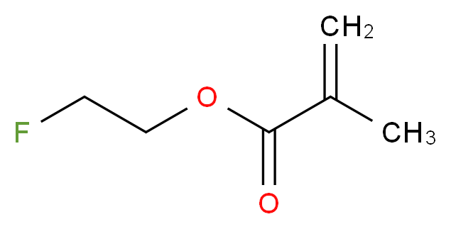 2-fluoroethyl 2-methylprop-2-enoate_分子结构_CAS_686-54-4