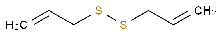 3-(prop-2-en-1-yldisulfanyl)prop-1-ene_分子结构_CAS_2179-57-9