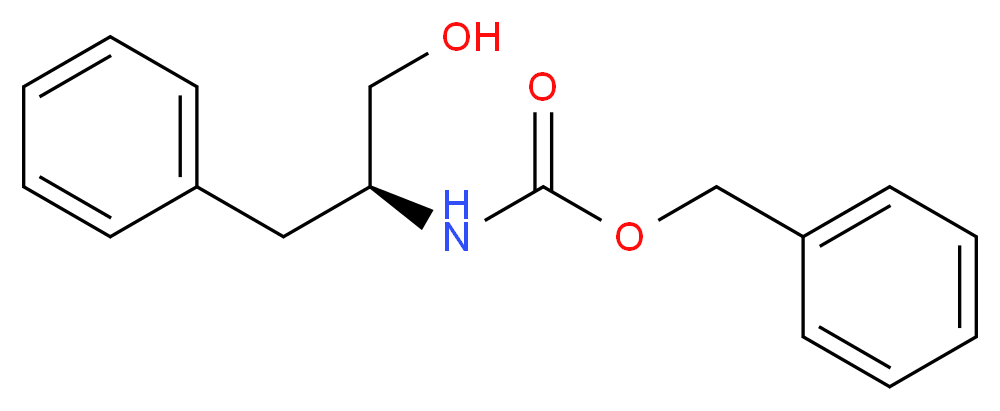 benzyl N-[(2S)-1-hydroxy-3-phenylpropan-2-yl]carbamate_分子结构_CAS_6372-14-1