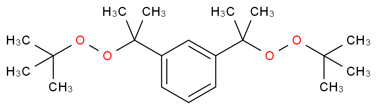 1,3-bis[2-(tert-butylperoxy)propan-2-yl]benzene_分子结构_CAS_25155-25-3