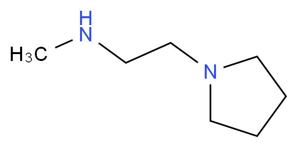 N-methyl-2-pyrrolidin-1-ylethanamine_分子结构_CAS_32776-22-0)