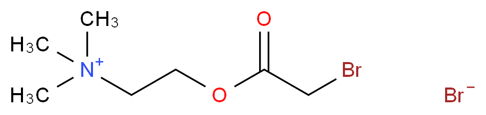 {2-[(2-bromoacetyl)oxy]ethyl}trimethylazanium bromide_分子结构_CAS_22004-27-9