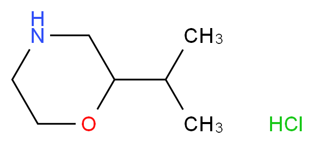 2-Isopropylmorpholine hydrochloride_分子结构_CAS_1432678-91-5)