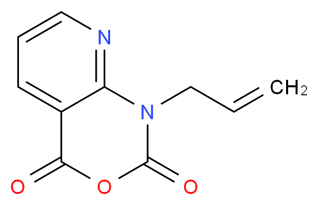 1-Allyl-1H-pyrido[2,3-d][1,3]oxazine-2,4-dione_分子结构_CAS_97484-75-8)