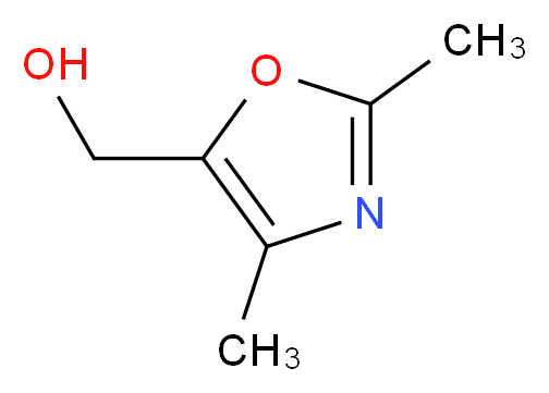 (2,4-Dimethyl-1,3-oxazol-5-yl)methanol_分子结构_CAS_214553-55-6)