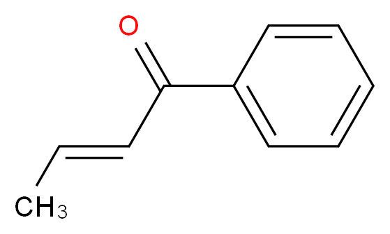 (2E)-1-phenylbut-2-en-1-one_分子结构_CAS_35845-66-0