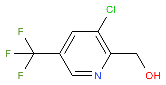 [3-Chloro-5-(trifluoromethyl)-2-pyridinyl]methanol_分子结构_CAS_1033463-31-8)