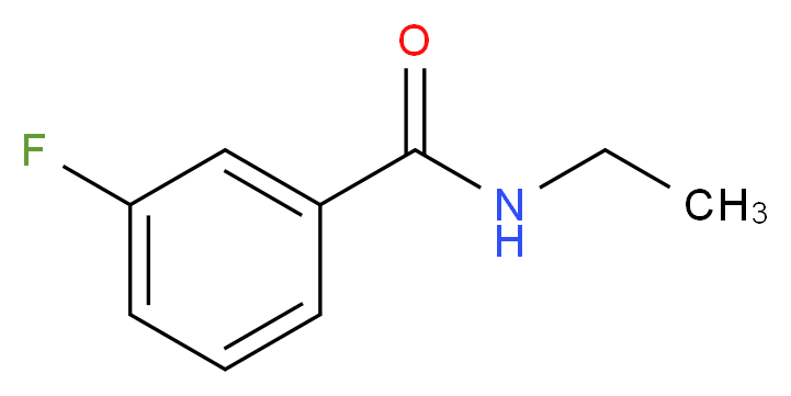 N-Ethyl-3-fluorobenzaMide_分子结构_CAS_150079-37-1)