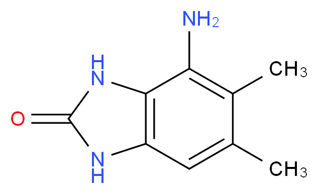 4-amino-5,6-dimethyl-1,3-dihydro-2H-benzimidazol-2-one_分子结构_CAS_954848-91-0)