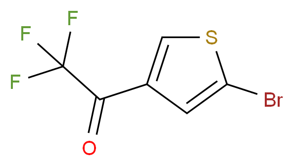 1-(5-bromothiophen-3-yl)-2,2,2-trifluoroethan-1-one_分子结构_CAS_1314894-46-6