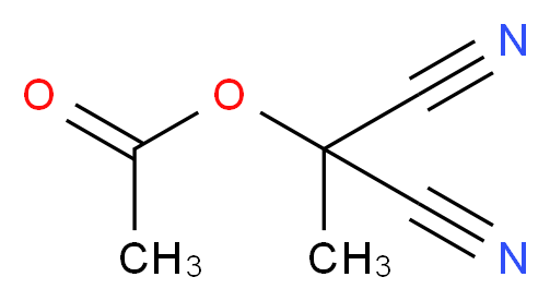 dicyano(methyl)methyl acetate_分子结构_CAS_7790-01-4