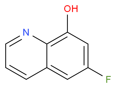 6-Fluoroquinolin-8-ol_分子结构_CAS_135838-04-9)