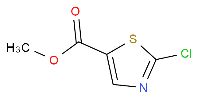 Methyl 2-chlorothiazole-5-carboxylate_分子结构_CAS_72605-86-8)