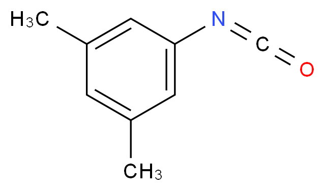 3,5-Dimethylphenyl isocyanate_分子结构_CAS_54132-75-1)