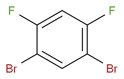 1,5-Dibromo-2,4-difluorobenzene 98%_分子结构_CAS_28342-75-8)