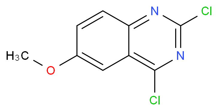 2,4-Dichloro-6-methoxyquinazoline_分子结构_CAS_105763-77-7)